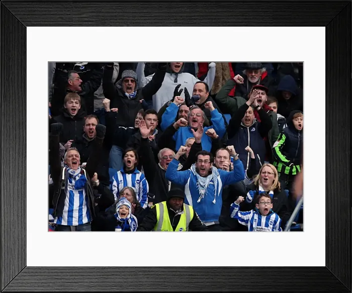 Framed Print : Brighton & Hove Albion vs. Huddersfield Town (02-03-2013): A Glimpse into Our 2012-13 Home Season Framed Print : Brighton & Hove Albion vs. Huddersfield Town (02-03-2013): A Glimpse into Our 2012-13 Home Season