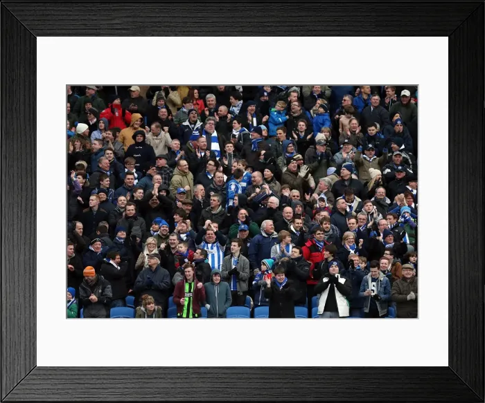 Framed Print : Brighton & Hove Albion vs. Huddersfield Town (02-03-2013): A Nostalgic Look Back at the 2012-13 Home Season - Huddersfield Town Game Framed Print : Brighton & Hove Albion vs. Huddersfield Town (02-03-2013): A Nostalgic Look Back at the 2012-13 Home Season - Huddersfield Town Game