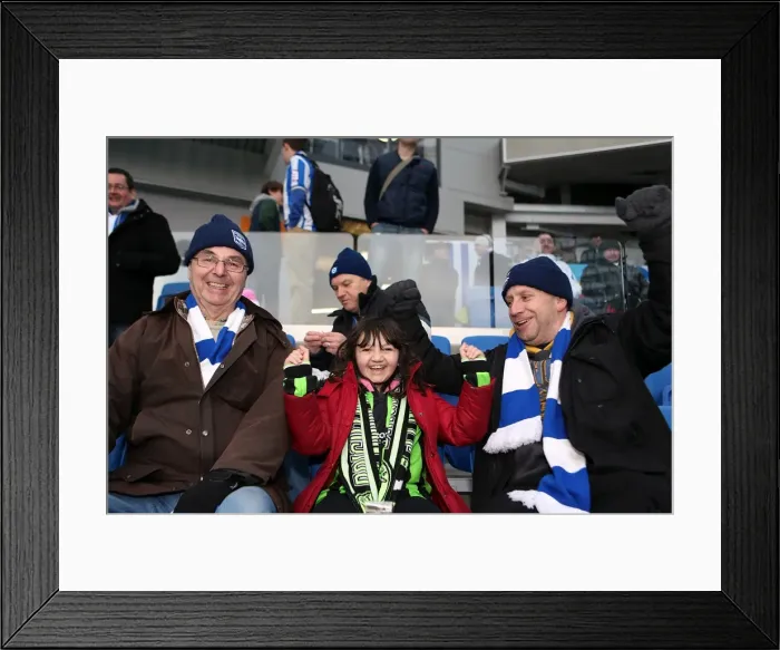 Framed Print : Brighton & Hove Albion vs. Huddersfield Town (02-03-2013) - A Glimpse into the 2012-13 Home Season Framed Print : Brighton & Hove Albion vs. Huddersfield Town (02-03-2013) - A Glimpse into the 2012-13 Home Season