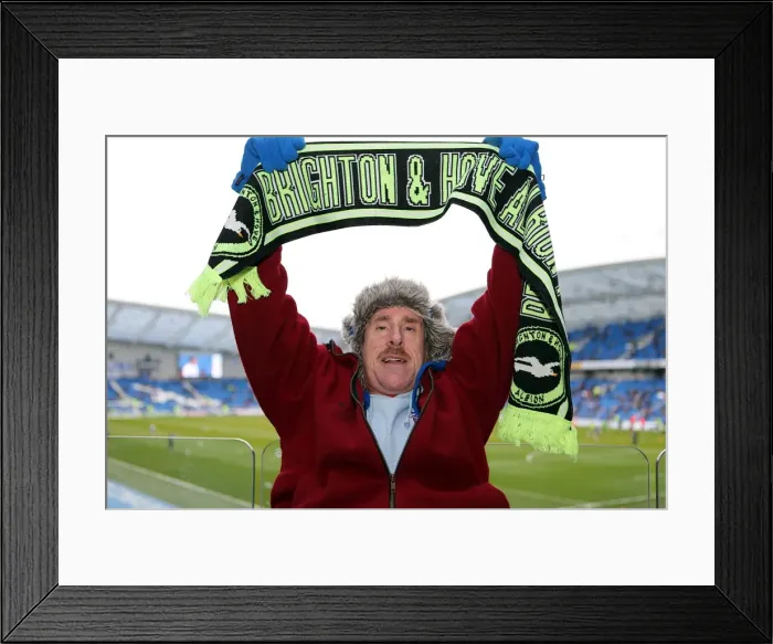 Framed Print : Brighton & Hove Albion FC: Electric Atmosphere at The Amex (2012-2013) - Crowd Shots Framed Print : Brighton & Hove Albion FC: Electric Atmosphere at The Amex (2012-2013) - Crowd Shots