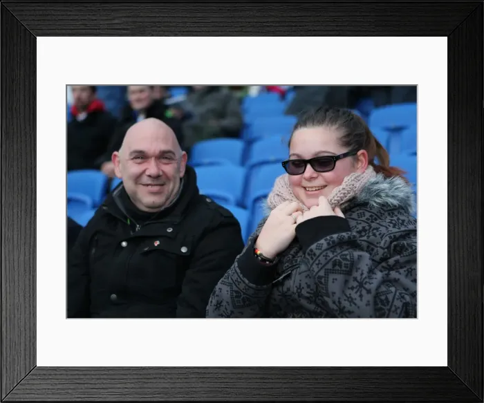 Framed Print : Brighton & Hove Albion vs. Huddersfield Town (02-03-2013): A Glimpse into the 2012-13 Home Season
