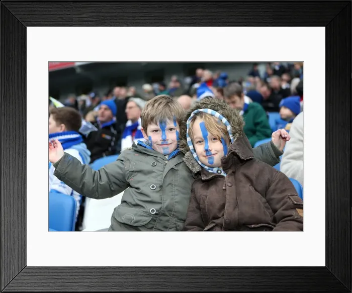Framed Print : Brighton & Hove Albion FC: Electric Atmosphere at The Amex (2012-2013) - Crowd Shots Framed Print : Brighton & Hove Albion FC: Electric Atmosphere at The Amex (2012-2013) - Crowd Shots