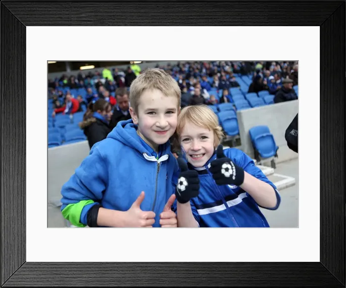 Framed Print : Brighton & Hove Albion FC: Electric Atmosphere at The Amex (2012-2013) Framed Print : Brighton & Hove Albion FC: Electric Atmosphere at The Amex (2012-2013)