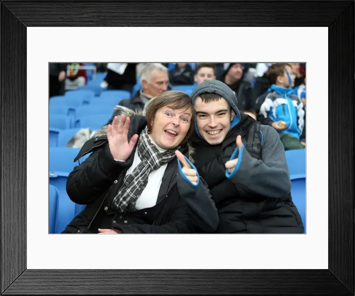 Framed Print : Brighton & Hove Albion vs. Huddersfield Town (02-03-2013) - A Look Back at the 2012-13 Home Season Framed Print : Brighton & Hove Albion vs. Huddersfield Town (02-03-2013) - A Look Back at the 2012-13 Home Season