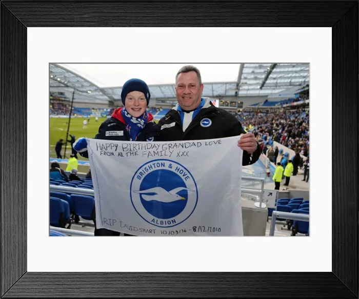 Framed Print : Brighton & Hove Albion: Electric Atmosphere at The Amex (2012-2013) Framed Print : Brighton & Hove Albion: Electric Atmosphere at The Amex (2012-2013)