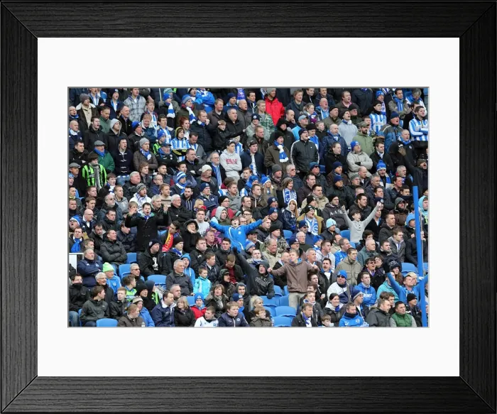 Framed Print : Brighton & Hove Albion vs. Huddersfield Town (02-03-2013): A Glimpse into the 2012-13 Home Season Framed Print : Brighton & Hove Albion vs. Huddersfield Town (02-03-2013): A Glimpse into the 2012-13 Home Season