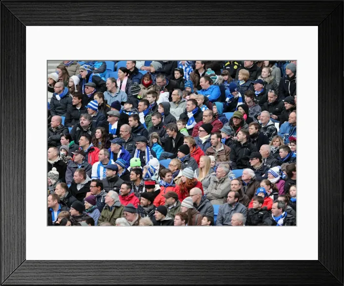 Framed Print : Brighton & Hove Albion vs. Huddersfield Town (02-03-2013) - A Nostalgic Look Back at the 2012-13 Home Season Framed Print : Brighton & Hove Albion vs. Huddersfield Town (02-03-2013) - A Nostalgic Look Back at the 2012-13 Home Season