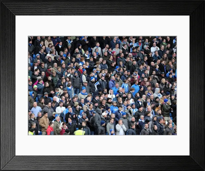 Framed Print : Brighton & Hove Albion vs. Huddersfield Town (02-03-2013): A Glimpse into the 2012-13 Home Season Framed Print : Brighton & Hove Albion vs. Huddersfield Town (02-03-2013): A Glimpse into the 2012-13 Home Season