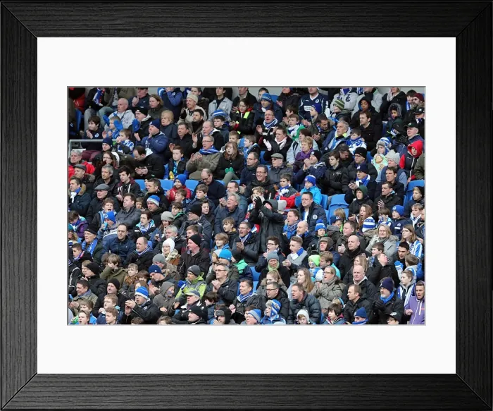 Framed Print : Brighton & Hove Albion vs. Huddersfield Town (02-03-2013): A Glimpse into Our 2012-13 Home Season Framed Print : Brighton & Hove Albion vs. Huddersfield Town (02-03-2013): A Glimpse into Our 2012-13 Home Season