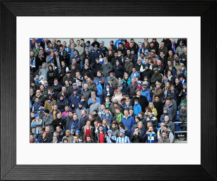 Framed Print : Brighton & Hove Albion vs. Huddersfield Town (02-03-2013): A Look Back at the 2012-13 Home Season - Huddersfield Town Match Framed Print : Brighton & Hove Albion vs. Huddersfield Town (02-03-2013): A Look Back at the 2012-13 Home Season - Huddersfield Town Match