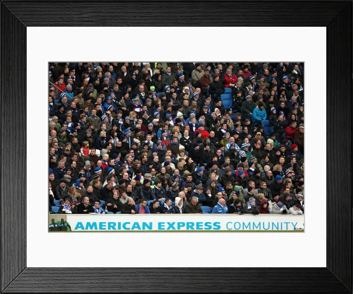 Framed Print : Brighton & Hove Albion vs. Huddersfield Town (02-03-2013): A Glimpse into the 2012-13 Home Season Framed Print : Brighton & Hove Albion vs. Huddersfield Town (02-03-2013): A Glimpse into the 2012-13 Home Season