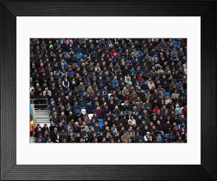 Framed Print : Brighton & Hove Albion vs. Huddersfield Town (02-03-2013): A Glimpse into the 2012-13 Home Season