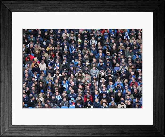 Framed Print : Brighton & Hove Albion vs. Huddersfield Town (02-03-2013): A Glimpse into Our 2012-13 Home Season