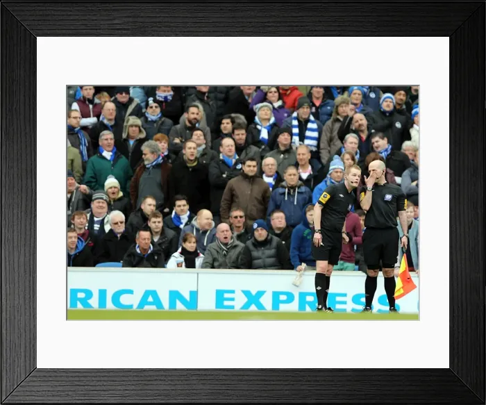 Framed Print : Brighton & Hove Albion vs. Huddersfield Town (02-03-2013): A Glimpse into the 2012-13 Home Season Framed Print : Brighton & Hove Albion vs. Huddersfield Town (02-03-2013): A Glimpse into the 2012-13 Home Season