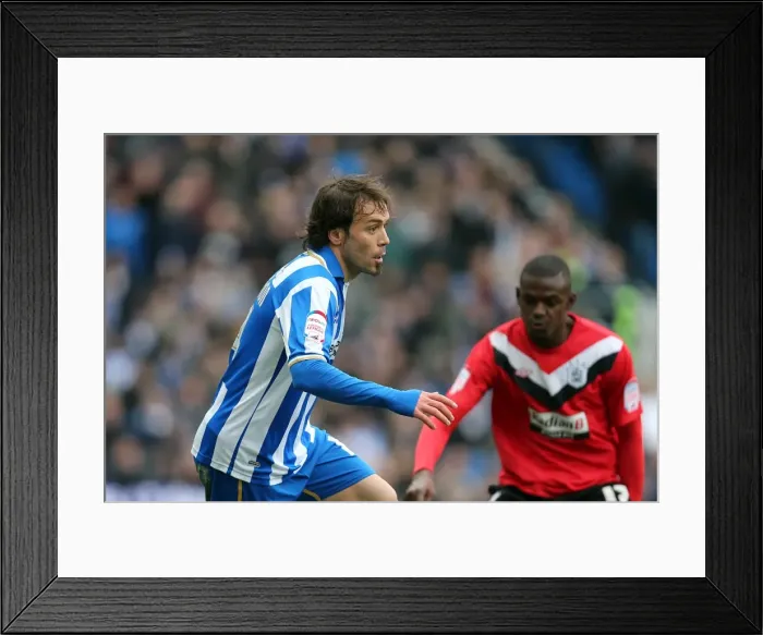 Framed Print : A Glimpse into the 2012-13 Brighton & Hove Albion Home Season: Huddersfield Town Game