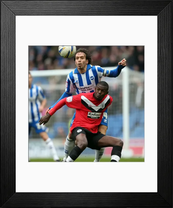 Framed Print : Brighton & Hove Albion vs. Huddersfield Town (02-03-2013) - A Nostalgic Look Back at the 2012-13 Home Season Framed Print : Brighton & Hove Albion vs. Huddersfield Town (02-03-2013) - A Nostalgic Look Back at the 2012-13 Home Season