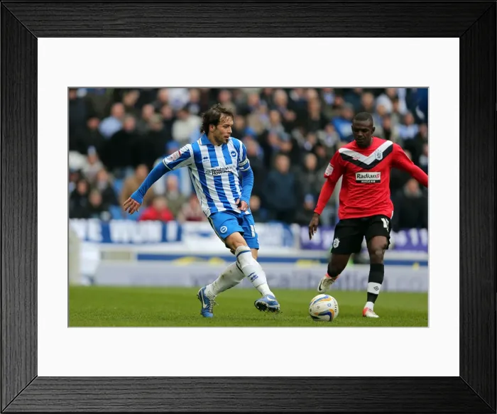 Framed Print : Brighton & Hove Albion vs. Huddersfield Town (02-03-2013): A Glimpse into the 2012-13 Home Season Framed Print : Brighton & Hove Albion vs. Huddersfield Town (02-03-2013): A Glimpse into the 2012-13 Home Season