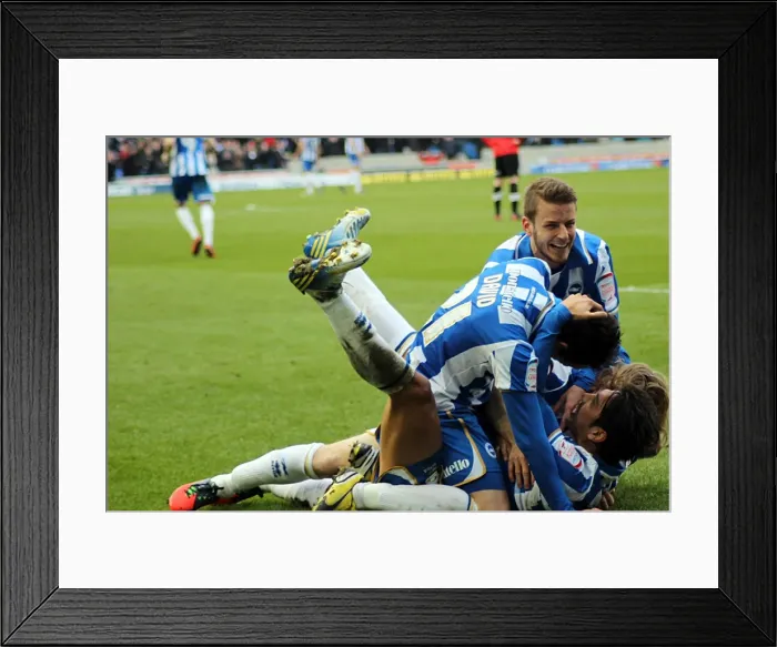 Framed Print : Brighton & Hove Albion vs. Huddersfield Town (02-03-2013): A Glimpse into the 2012-13 Home Season Framed Print : Brighton & Hove Albion vs. Huddersfield Town (02-03-2013): A Glimpse into the 2012-13 Home Season