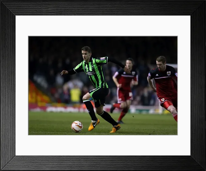 Framed Print : Brighton & Hove Albion 2012-13 Away Games: Bristol City (Highlights, 05-03-2013)