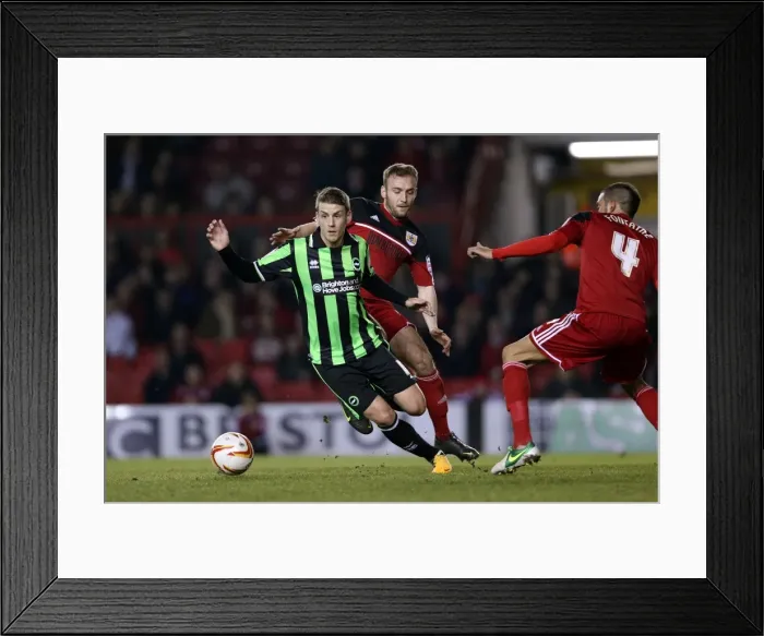 Framed Print : Brighton & Hove Albion vs. Bristol City: 2012-13 Away Game Framed Print : Brighton & Hove Albion vs. Bristol City: 2012-13 Away Game