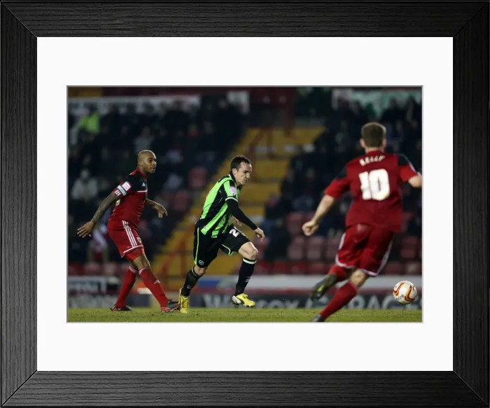 Framed Print : Brighton & Hove Albion 2012-13: Away Game Highlights vs. Bristol City (05-03-2013) Framed Print : Brighton & Hove Albion 2012-13: Away Game Highlights vs. Bristol City (05-03-2013)