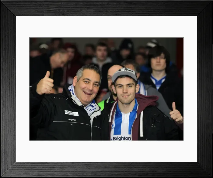 Framed Print : Brighton and Hove Albion FC: Away Days 2012-13 Crowd Shots Framed Print : Brighton and Hove Albion FC: Away Days 2012-13 Crowd Shots
