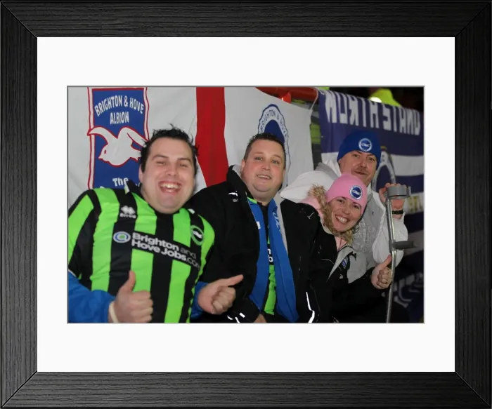 Framed Print : Brighton & Hove Albion vs. Bristol City: 2012-13 Away Game Highlights (05-03-2013)