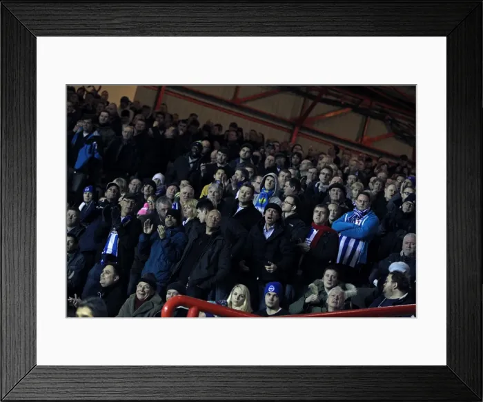 Framed Print : Brighton & Hove Albion vs. Bristol City: 2012-13 Away Game Highlights (05-03-2013)