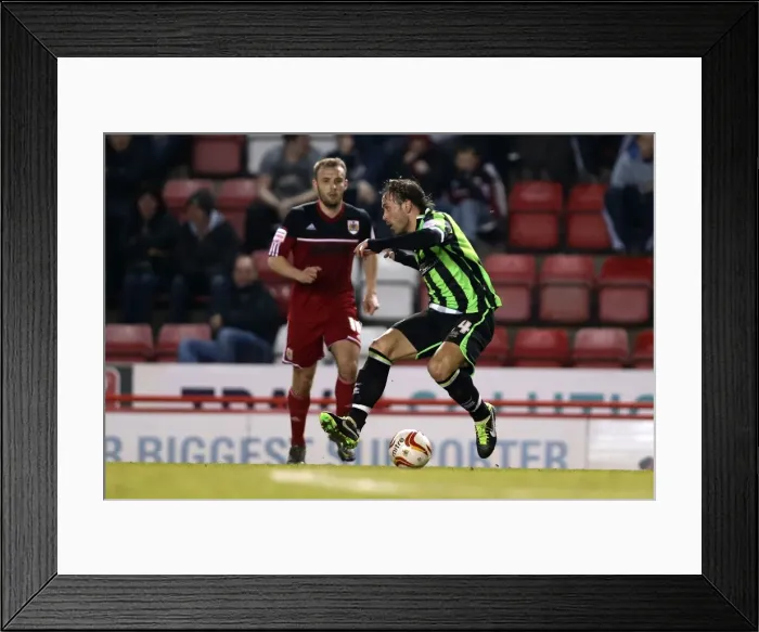 Framed Print : Brighton & Hove Albion vs. Bristol City: 2012-13 Away Game Highlights (05-03-2013)