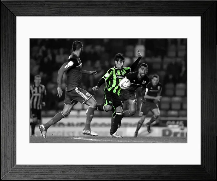 Framed Print : Brighton & Hove Albion vs. Bristol City (05-03-2013) - 2012-13 Away Game Highlights Framed Print : Brighton & Hove Albion vs. Bristol City (05-03-2013) - 2012-13 Away Game Highlights