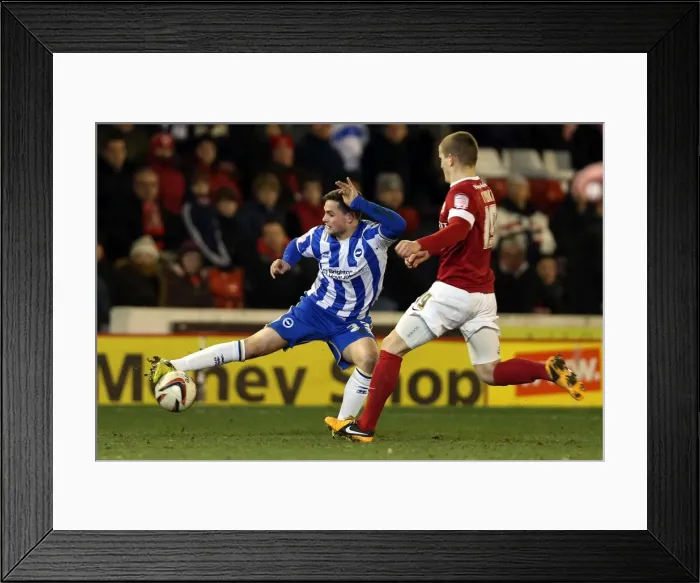 Framed Print : Brighton's George Barker Makes Debut Against Barnsley, March 12, 2013 Framed Print : Brighton's George Barker Makes Debut Against Barnsley, March 12, 2013