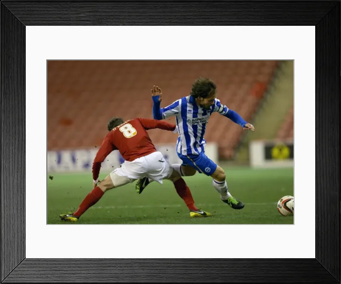 Framed Print : Inigo Calderon's Thrilling Performance: Barnsley vs. Brighton & Hove Albion, March 12, 2013 Framed Print : Inigo Calderon's Thrilling Performance: Barnsley vs. Brighton & Hove Albion, March 12, 2013