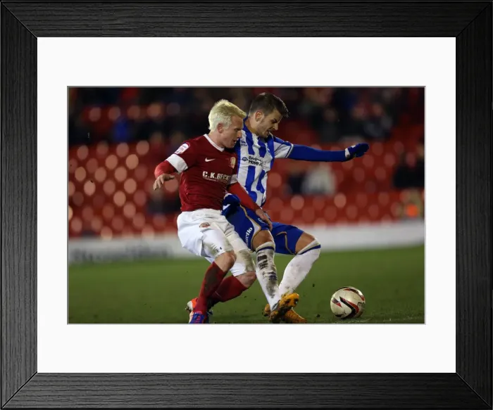 Framed Print : Brighton & Hove Albion vs Barnsley: Away Game - March 12, 2013 (Season 2012-13) Framed Print : Brighton & Hove Albion vs Barnsley: Away Game - March 12, 2013 (Season 2012-13)