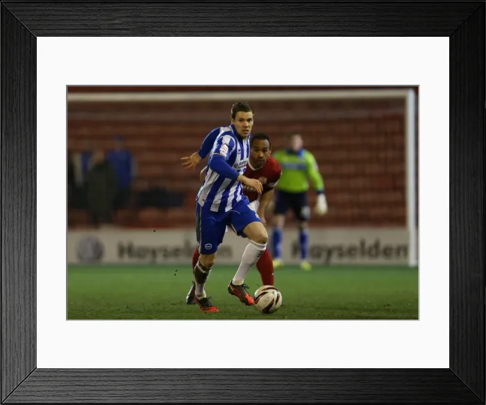 Framed Print : Brighton & Hove Albion vs Barnsley: Away Game - March 12, 2013 (Season 2012-13) Framed Print : Brighton & Hove Albion vs Barnsley: Away Game - March 12, 2013 (Season 2012-13)