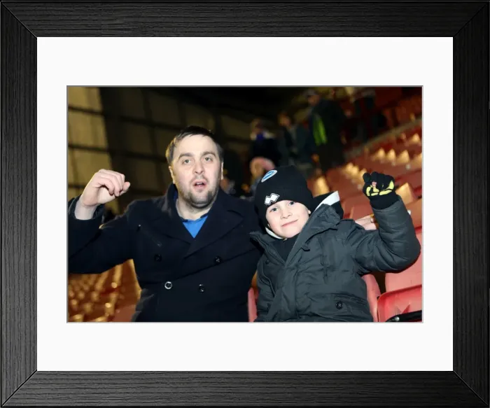 Framed Print : Brighton and Hove Albion FC: Unforgettable Away Day Crowd Moments 2012-13