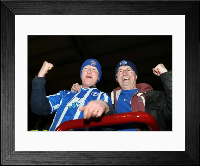 Framed Print : Brighton and Hove Albion FC: Away Days Crowd Shots 2012-2013 Framed Print : Brighton and Hove Albion FC: Away Days Crowd Shots 2012-2013