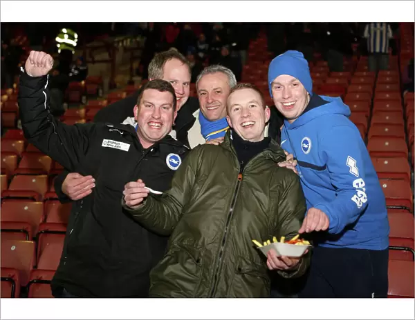 Brighton and Hove Albion FC: Away Days 2012-13 - Fan Crowd Shots