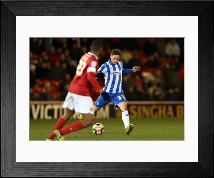 Framed Print : Brighton & Hove Albion vs Barnsley: Away Game - March 12, 2013 (Season 2012-13)