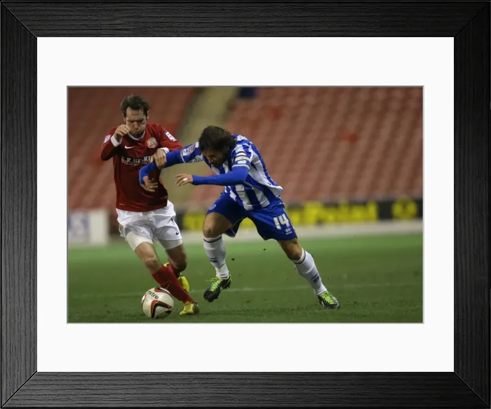 Framed Print : Brighton & Hove Albion vs Barnsley: Away Game - March 12, 2013 (Season 2012-13)