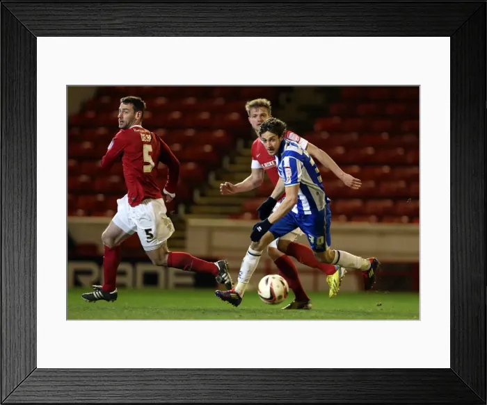 Framed Print : Brighton & Hove Albion vs Barnsley: 2012-13 Away Game