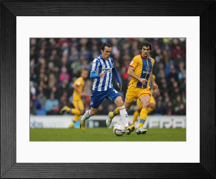 Framed Print : David Lopez in Action: Brighton & Hove Albion vs. Crystal Palace, March 17, 2013 Framed Print : David Lopez in Action: Brighton & Hove Albion vs. Crystal Palace, March 17, 2013
