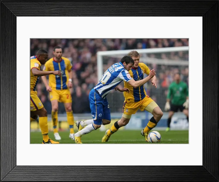 Framed Print : Thrilling Will Buckley Performance: Brighton & Hove Albion vs. Crystal Palace in the NPower Championship at Amex Stadium (March 17, 2013) Framed Print : Thrilling Will Buckley Performance: Brighton & Hove Albion vs. Crystal Palace in the NPower Championship at Amex Stadium (March 17, 2013)