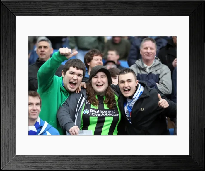 Framed Print : Brighton & Hove Albion vs. Crystal Palace (2012-13): Reliving the Thrills of the Exciting March 17, 2013 Clash