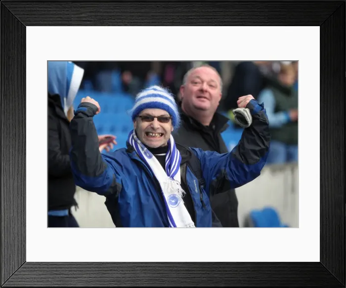 Framed Print : Electric Atmosphere: Brighton & Hove Albion FC Crowd Shots (2012-2013) at The Amex Stadium Framed Print : Electric Atmosphere: Brighton & Hove Albion FC Crowd Shots (2012-2013) at The Amex Stadium