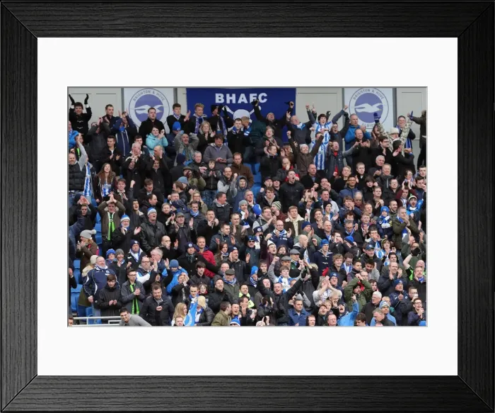 Framed Print : A Nostalgic Look Back: Brighton & Hove Albion vs. Crystal Palace (17-03-2013) - 2012-13 Home Season Game Framed Print : A Nostalgic Look Back: Brighton & Hove Albion vs. Crystal Palace (17-03-2013) - 2012-13 Home Season Game