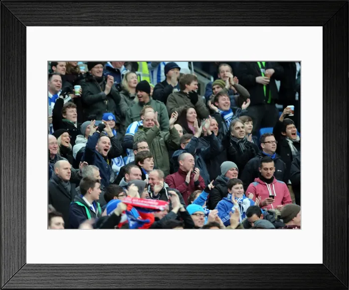 Framed Print : Brighton & Hove Albion vs. Crystal Palace: A Past Clash from the 2012-13 Season (March 17, 2013) - Brighton And Hove Albion Home Game Framed Print : Brighton & Hove Albion vs. Crystal Palace: A Past Clash from the 2012-13 Season (March 17, 2013) - Brighton And Hove Albion Home Game