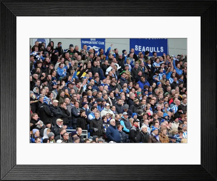 Framed Print : Brighton & Hove Albion vs. Crystal Palace (2012-13 Season) - Home Game Framed Print : Brighton & Hove Albion vs. Crystal Palace (2012-13 Season) - Home Game