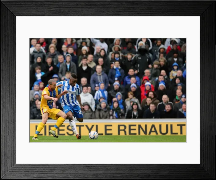 Framed Print : Brighton & Hove Albion vs. Crystal Palace (17-03-2013): A Nostalgic Look Back at the 2012-13 Home Season - Crystal Palace Match Framed Print : Brighton & Hove Albion vs. Crystal Palace (17-03-2013): A Nostalgic Look Back at the 2012-13 Home Season - Crystal Palace Match