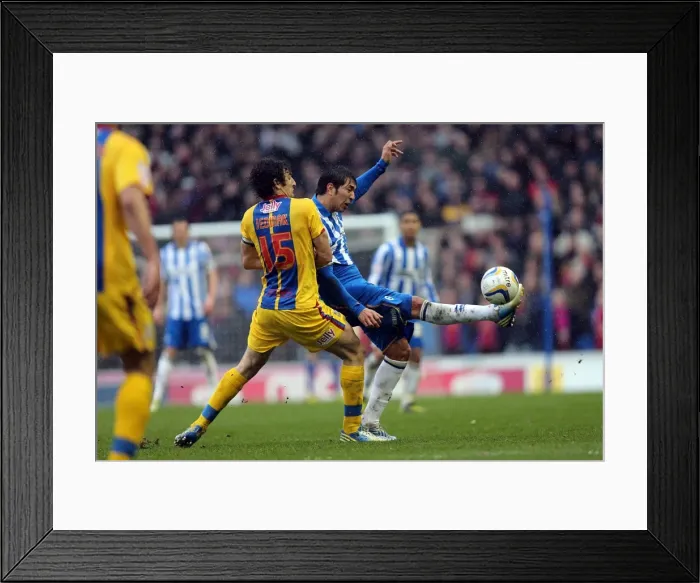 Framed Print : Brighton & Hove Albion vs. Crystal Palace (2012-13): A Past Season Clash - March 17, 2013 Framed Print : Brighton & Hove Albion vs. Crystal Palace (2012-13): A Past Season Clash - March 17, 2013
