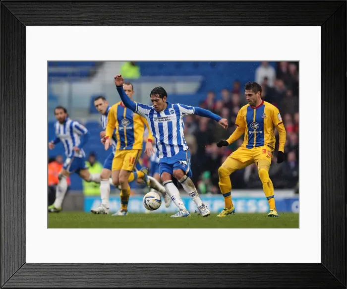 Framed Print : Brighton & Hove Albion vs. Crystal Palace: A Past Clash from the 2012-13 Season - 17-03-2013 Framed Print : Brighton & Hove Albion vs. Crystal Palace: A Past Clash from the 2012-13 Season - 17-03-2013